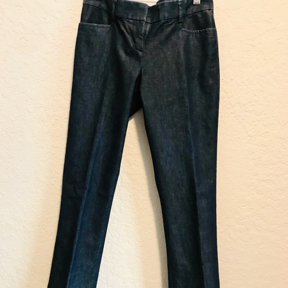 Express Editor Denim Trouser Pants - Picture 1 of 9